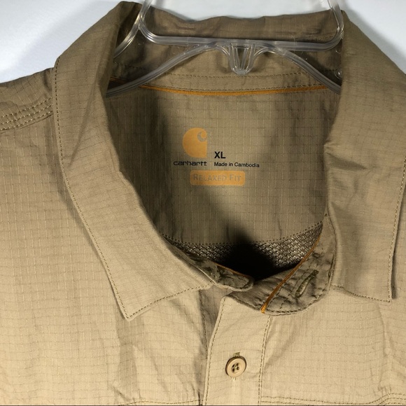 Carhartt Force Cotton Blend Button Front Vented - Picture 3 of 8